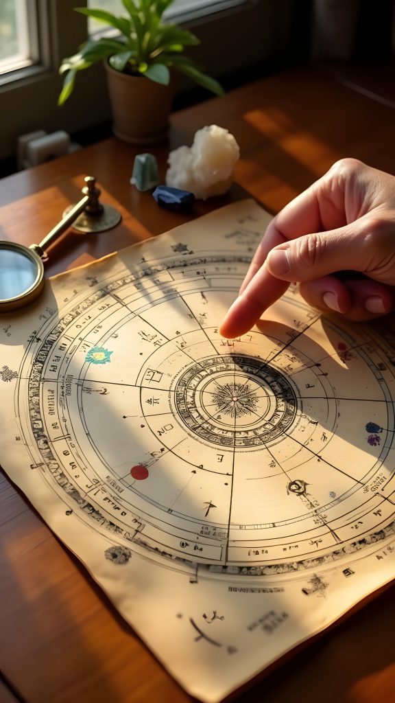 Lecture d’un thème natal astrologique