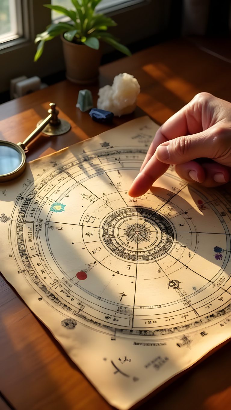 Lecture d’un thème natal astrologique